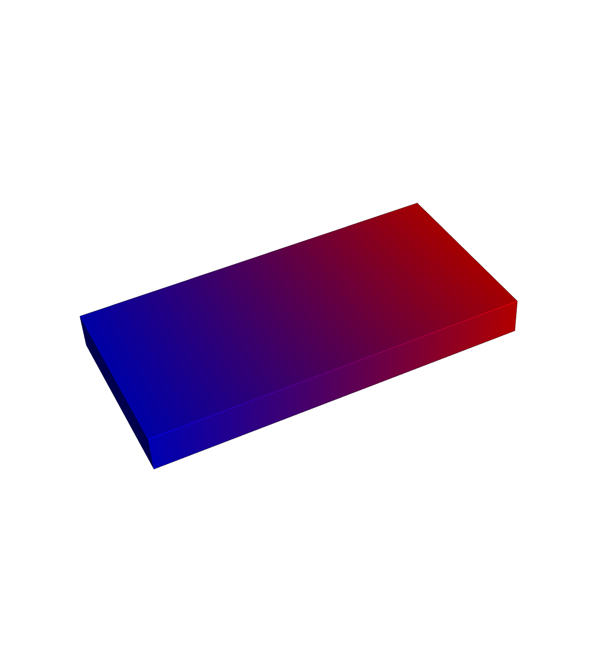 Functionally graded material transition