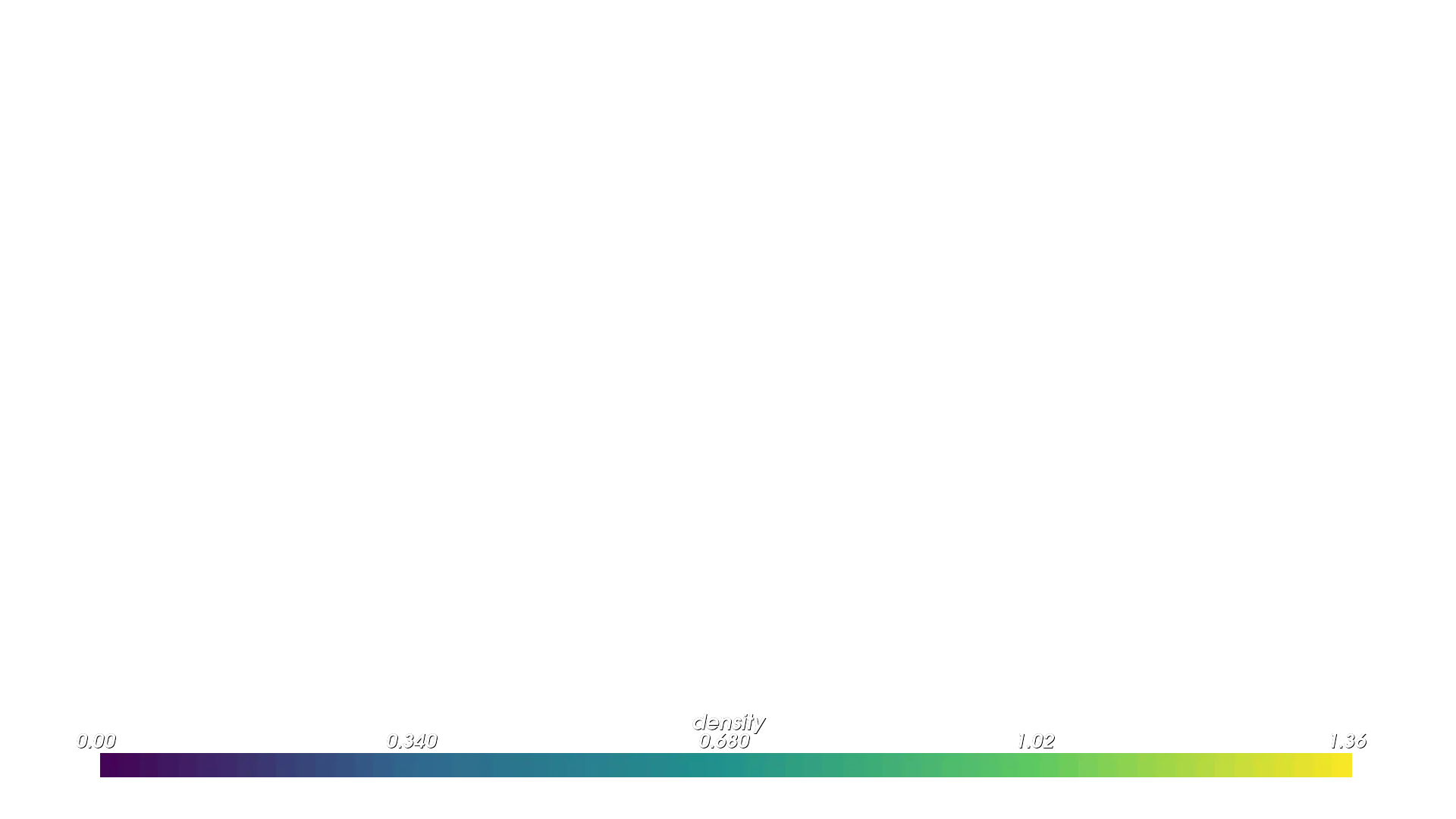 Sweep animation through the fire density field