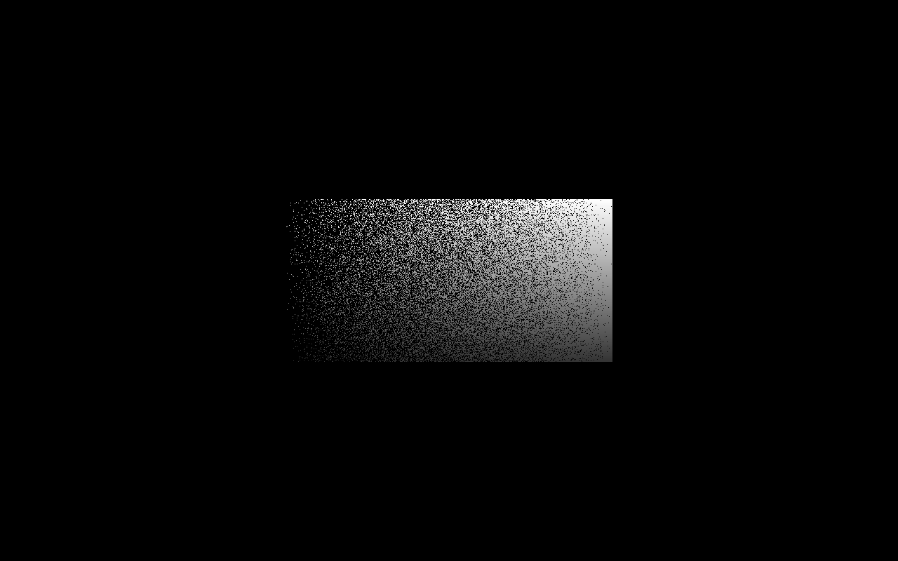 Centered Vat B exposure mask with complementary blue assignments and an opposing grayscale intensity gradient